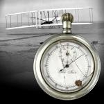 During the world’s first successful flight, Gallet was there… The timepiece shown is the Gallet made stopwatch used by the Wright brothers on that most eventful day in 1903 at Kitty Hawk, NC. [ image courtesy of National Air and Space Museum, Smithsonian Institution] 